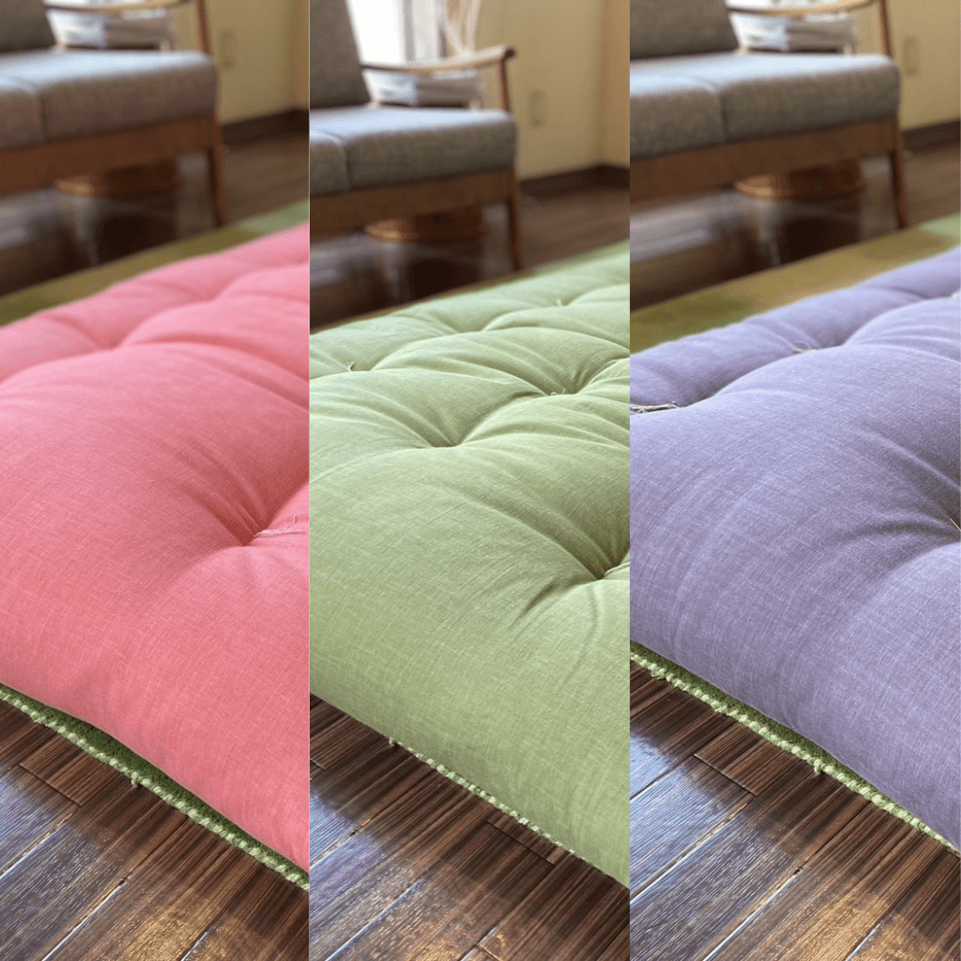 【納品事例】カラフル敷布団を2段ベッドで - 睡眠屋