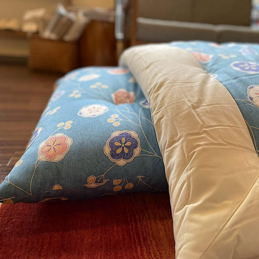 打ち直しあわうめ柄掛布団2-睡眠屋