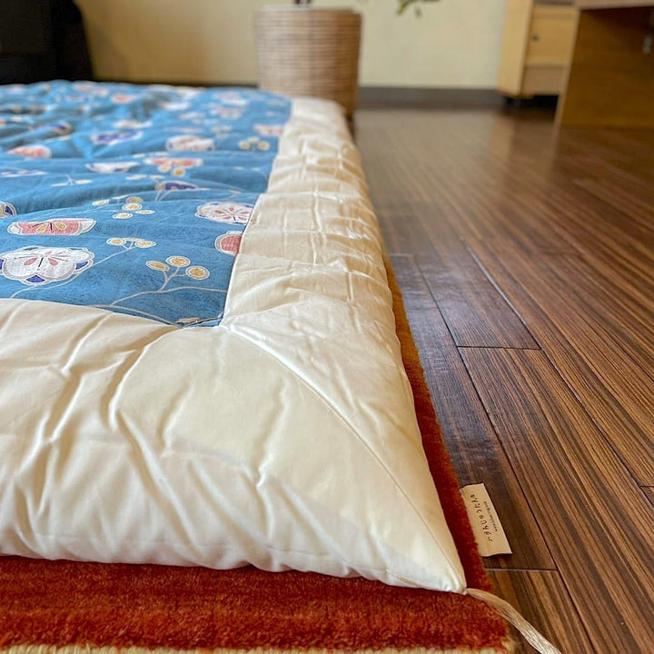 打ち直しあわうめ柄掛布団8-睡眠屋