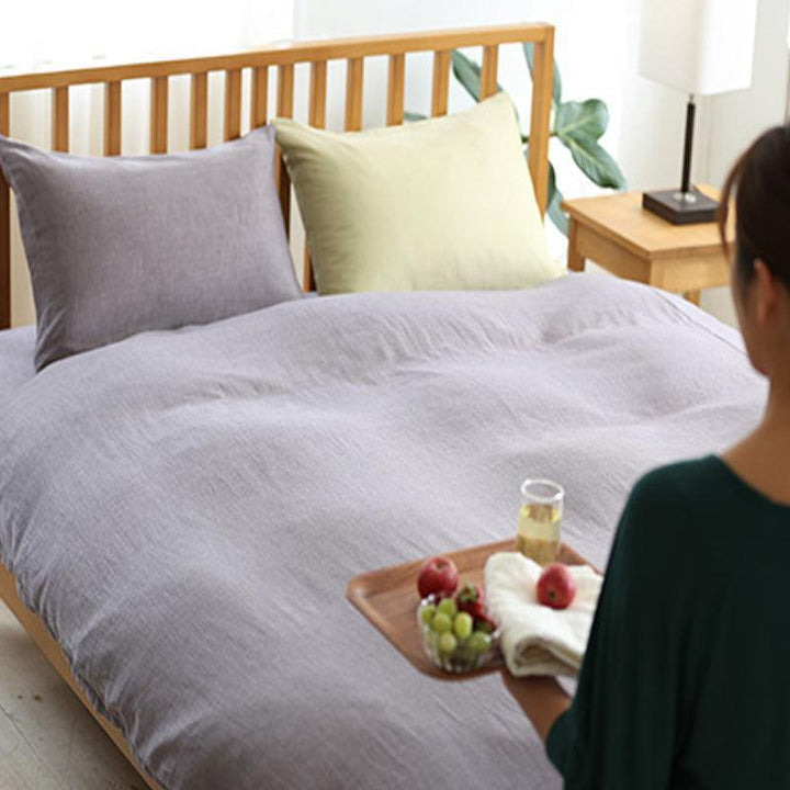 麻混ダブルガーゼ 敷カバー - 睡眠屋