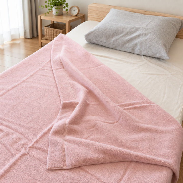 毛羽落ちしにくい やわらかタオルケット - 睡眠屋