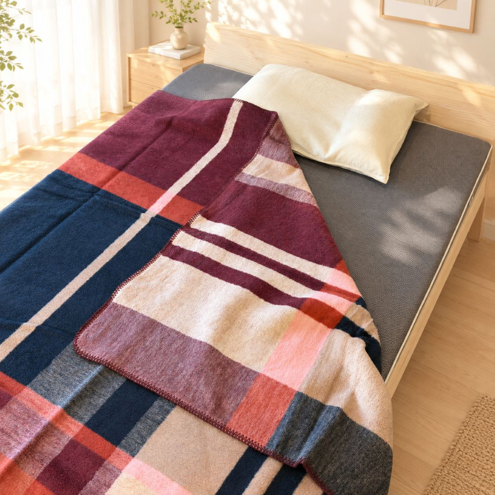 暮らしを彩る あったか毛布 マルチチェック - 睡眠屋