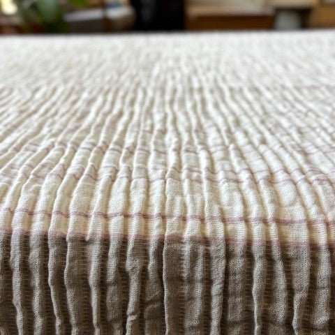 くしゅ感が心地良い コットンレイヤーケット - 睡眠屋