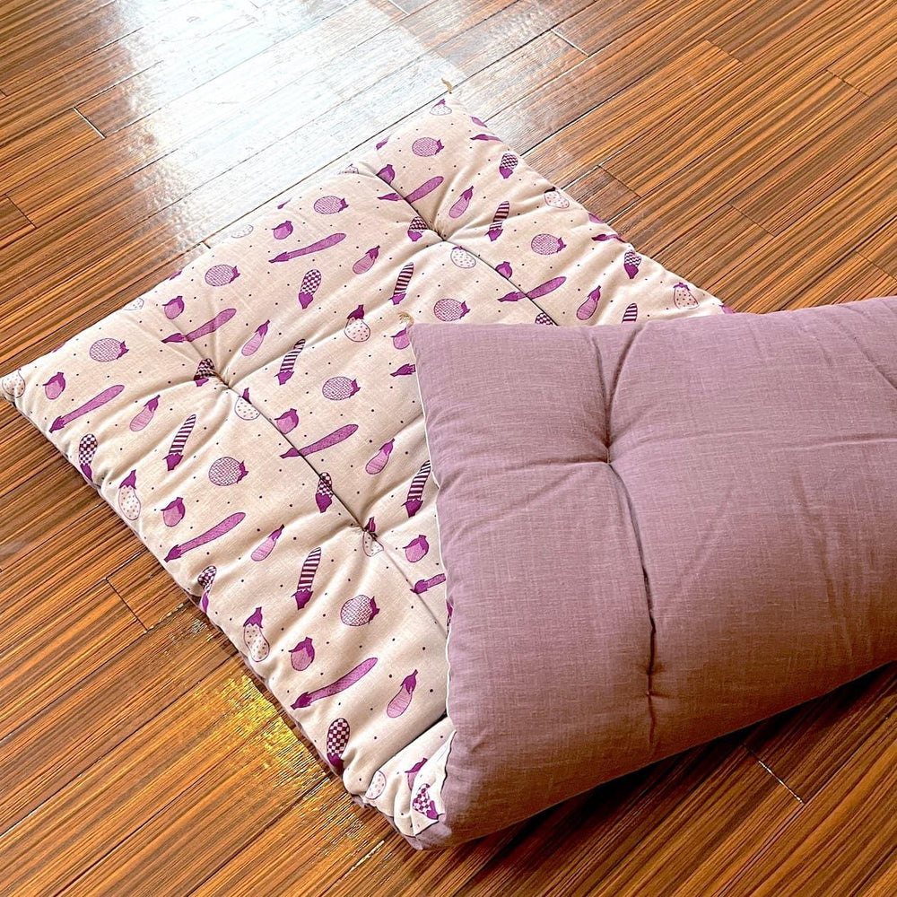 【展示品処分】お昼寝敷布団 なす（70cm×140cm）-睡眠屋