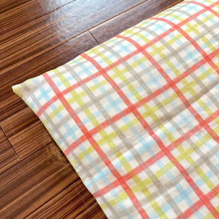 アンデルセン保育園 専用【掛カバー】 ふたえガーゼ チェック - 睡眠屋