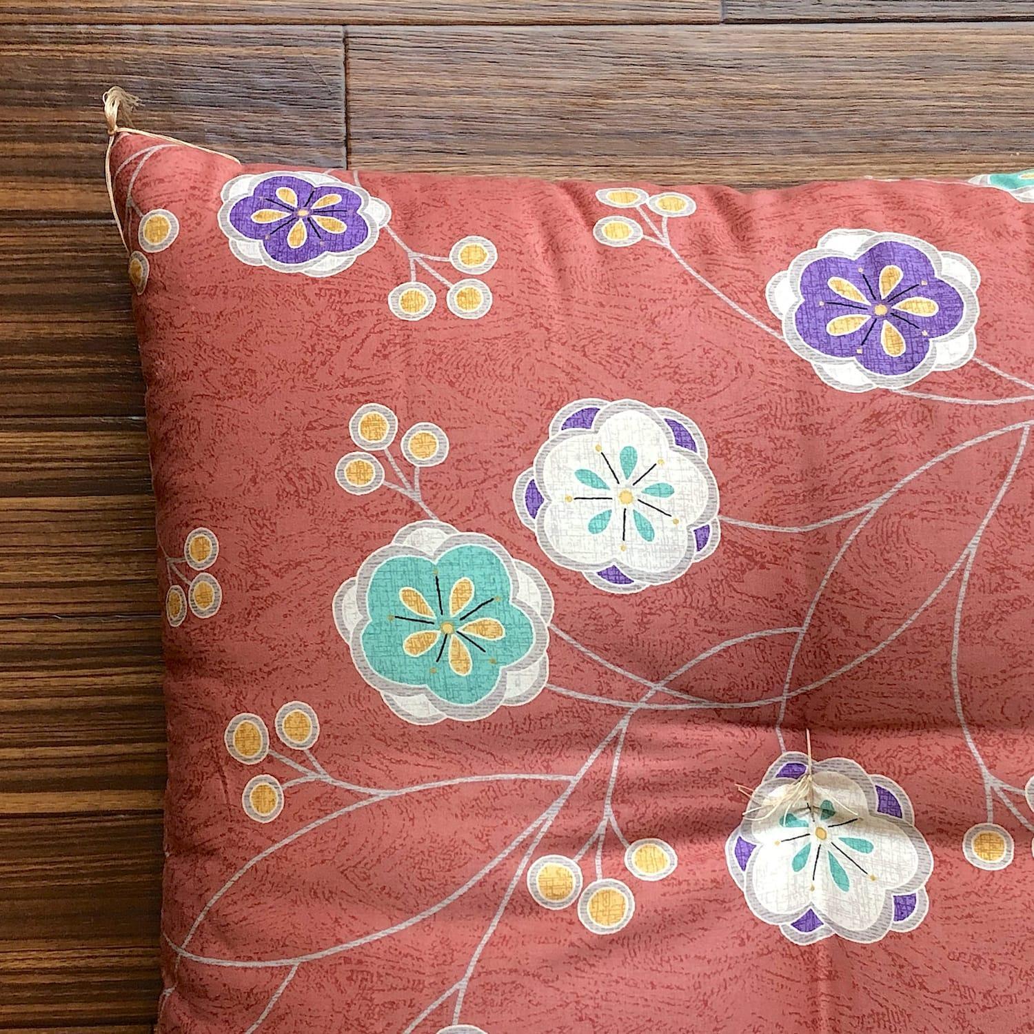 綿布団 打ち直し あわうめ柄 敷布団｜寝具専門店 睡眠屋