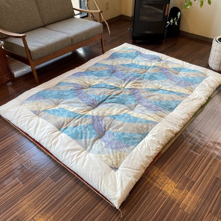 【打ち直し】ちりめん柄 掛布団 - 睡眠屋