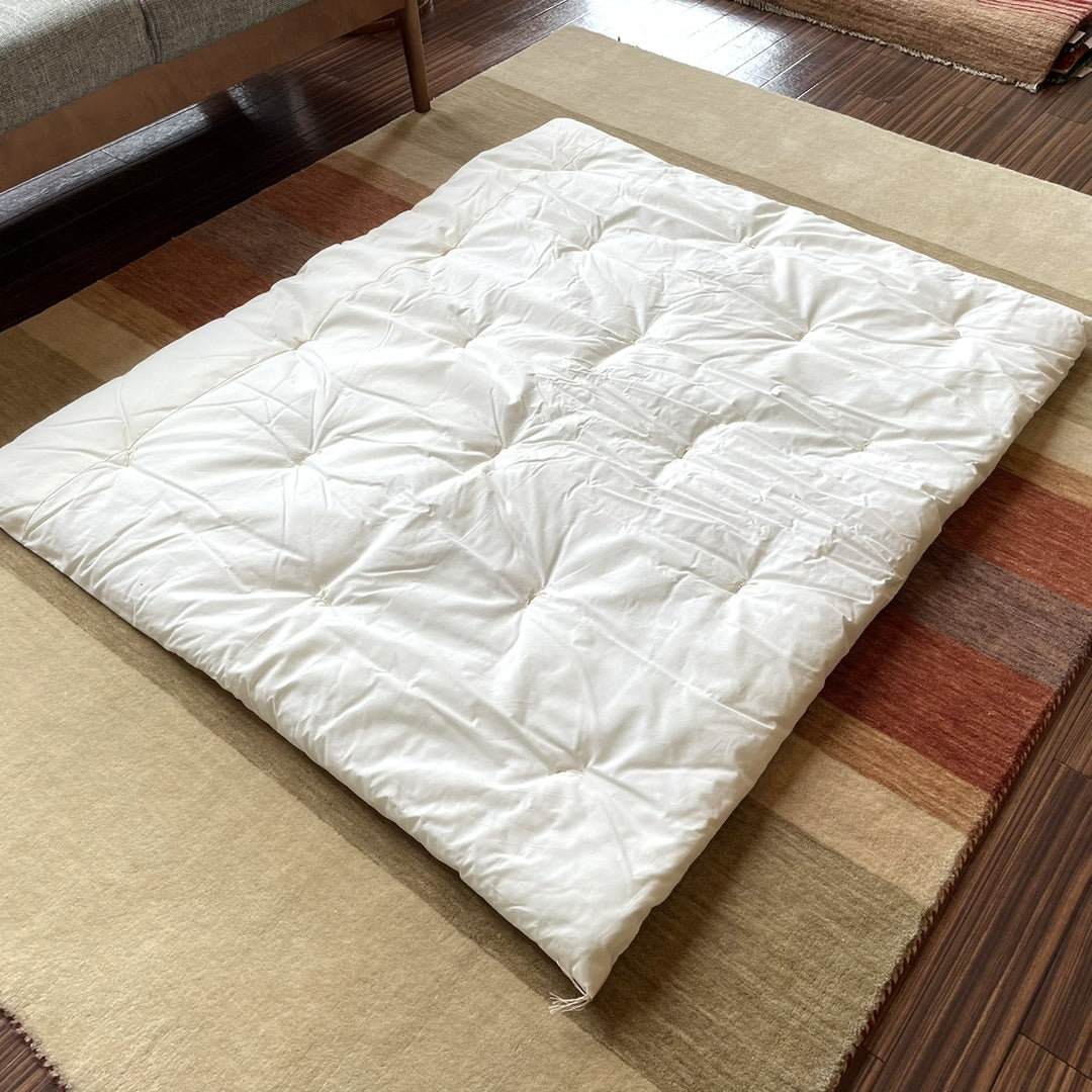 【試作品】保育園用　掛布団　無地（100×120㎝・防ダニポリエステル綿） - 睡眠屋