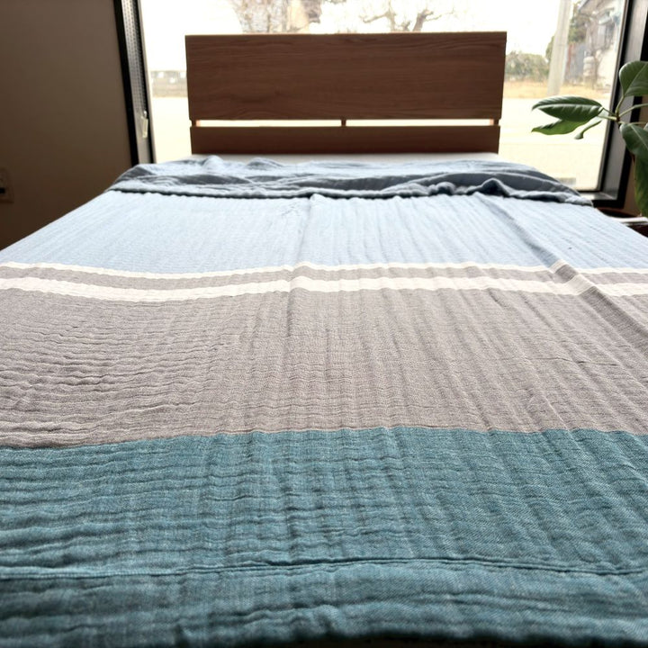 綿100％ やわらか 4重ガーゼケット - 睡眠屋