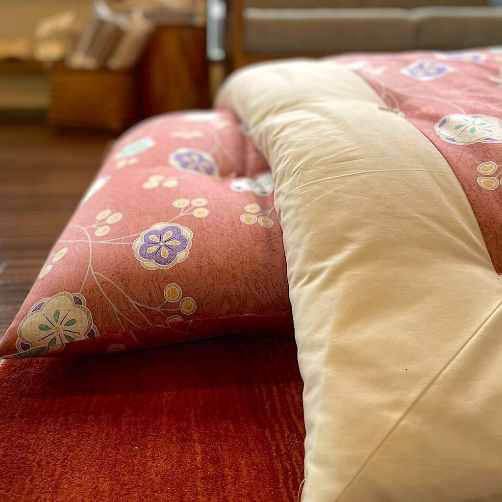 綿布団 あわうめ柄（掛） | 創業60余年 睡眠屋の昔ながらの綿布団