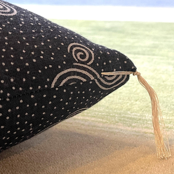 【廃番品処分】むら糸もめん座布団 うずまき-睡眠屋