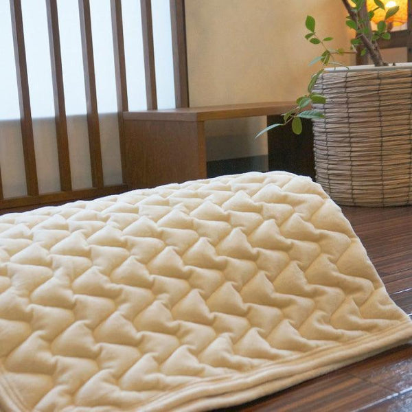ダルマックス　遠赤外線　綿マイヤーパッド　敷パッド　153×195 ワイドダブル ダルマックス 遠赤外線 綿マイヤーパッド 敷パッド 153×195 ワイド