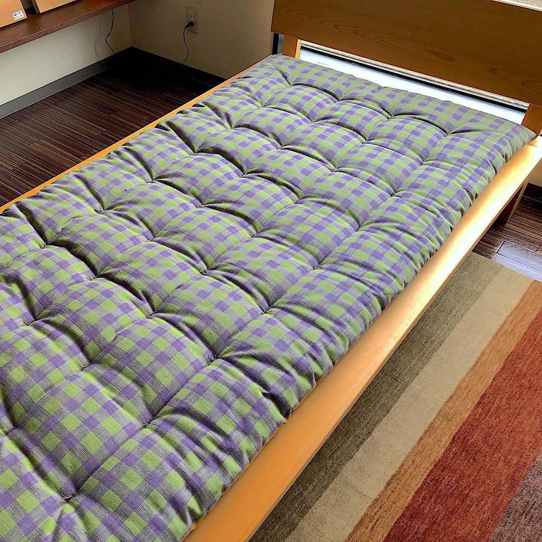 むら糸木綿 極厚ベッドパッド